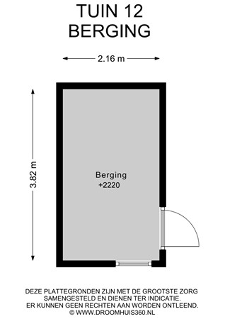 Floorplan - Tuin 12, 1431 LW Aalsmeer